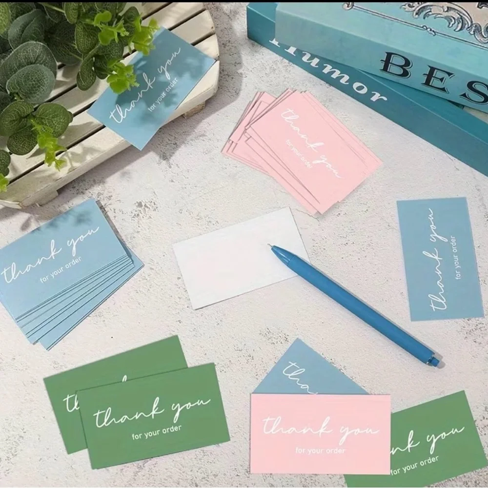 40 Poly Mailers, 50 Cards & 500 Stickers Bundle + 4 Thank You Gifts - Picture 9 of 16